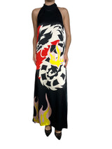Vestido Halter Seda