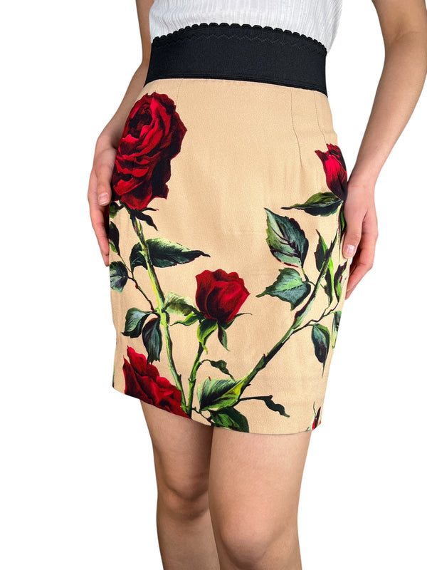 Falda Flores