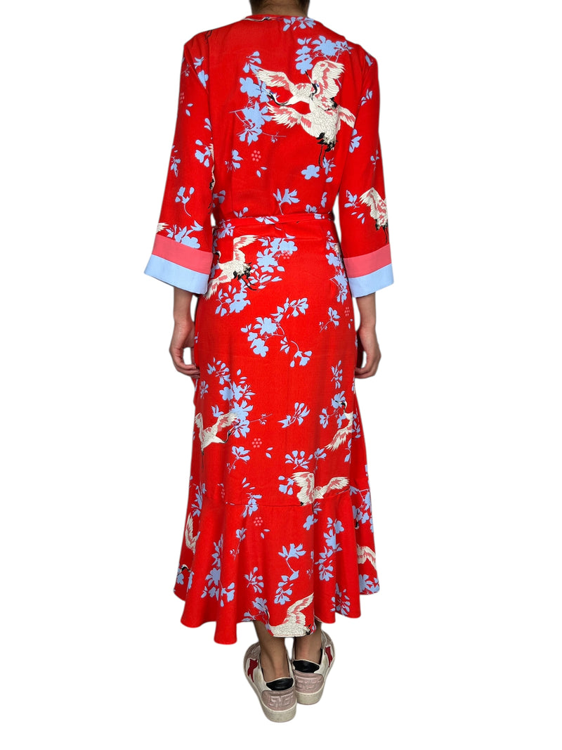 Vestido Wrap Rojo