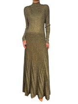 Vestido Tejido Fibras Metalizadas