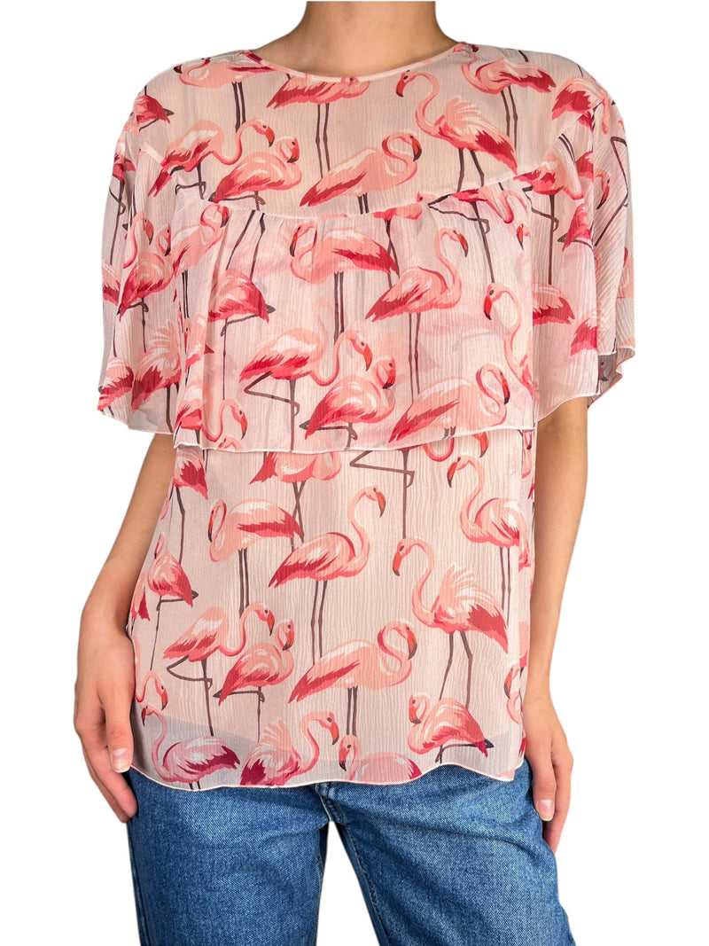 Blusa Seda Flamencos