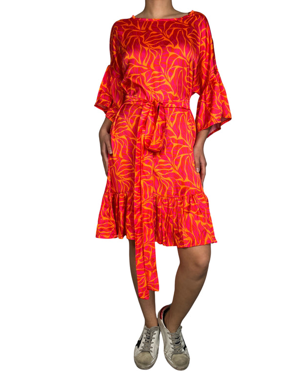 Vestido Rosado Estampado
