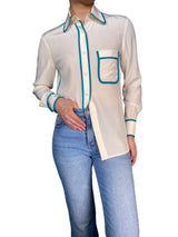 Blusa Contraste Seda