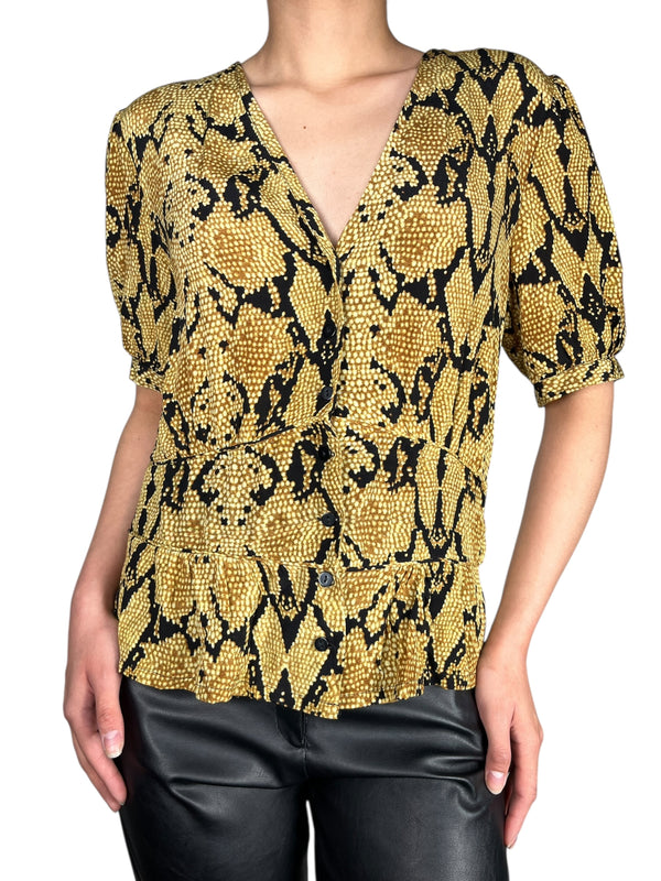 Blusa Cleo Snake Viscosa
