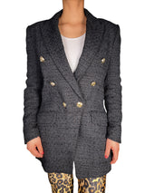 Chaqueta Tweed Botones Dorados
