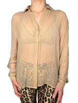Blusa Traslúcida Seda
