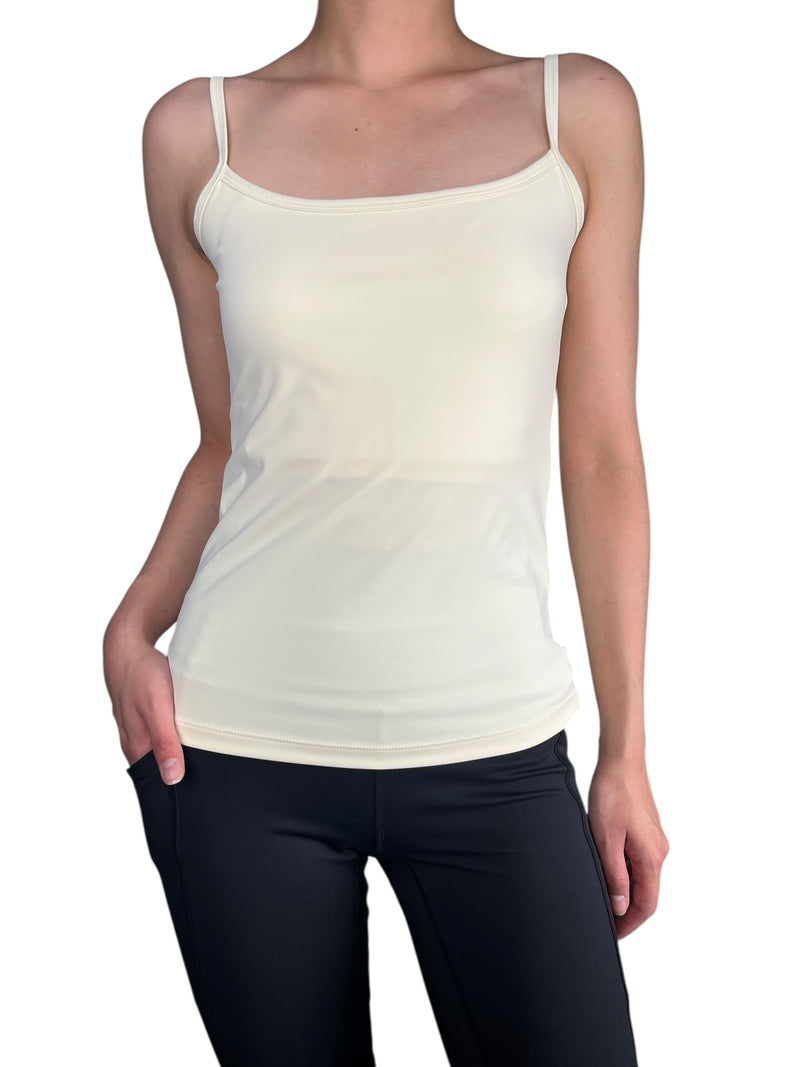 Polera Deportiva Crema
