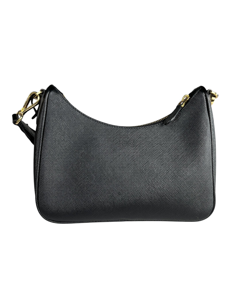 Cartera Negra Cuero