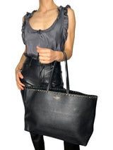Cartera Rockstud Cuero