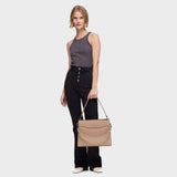 Shopper mediano topo Audree Saffiano