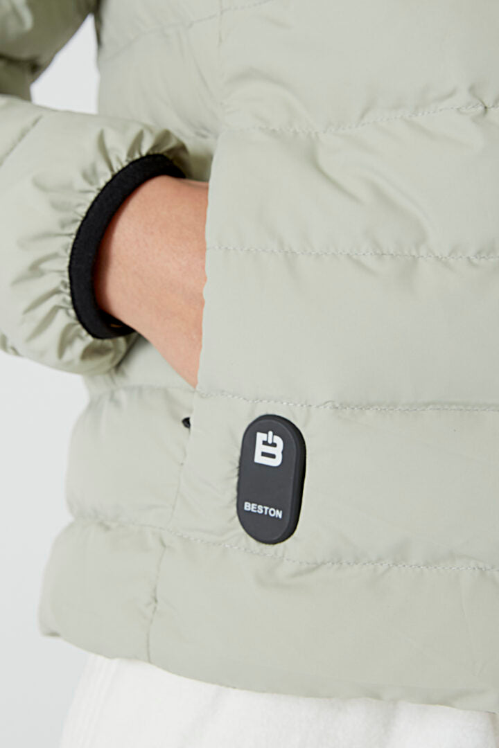 Parka Matcha Sin Capucha Mujer - Sin Batería