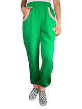 Buzo Verde Rosado