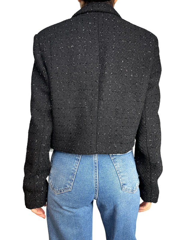 Chaqueta Tweed Corta
