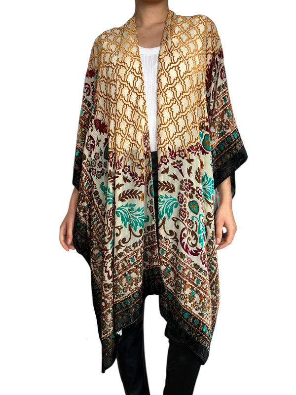 Kimono Multicolor Traslucido