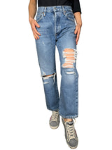 Jean high rise relaxed crop