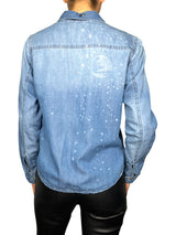 Blusa Block Denim