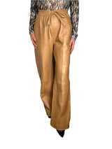 Pantalón Cuero Cintura Elasticada