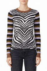 Sweater Cebra  Doble Textura