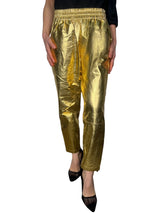Pantalón Cuero Metalizado