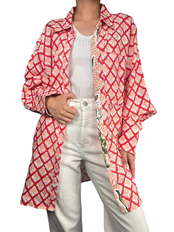 Blusa Estampada Lino