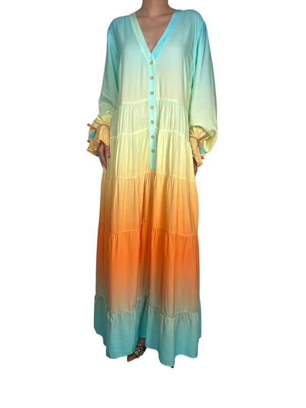 Vestido Viscosa Multicolor