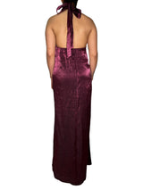 Vestido Cuello Alto Terciopelo
