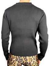 Sweater Canalé con detalle Cut Out