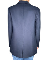 Abrigo Azul Botones Dorados