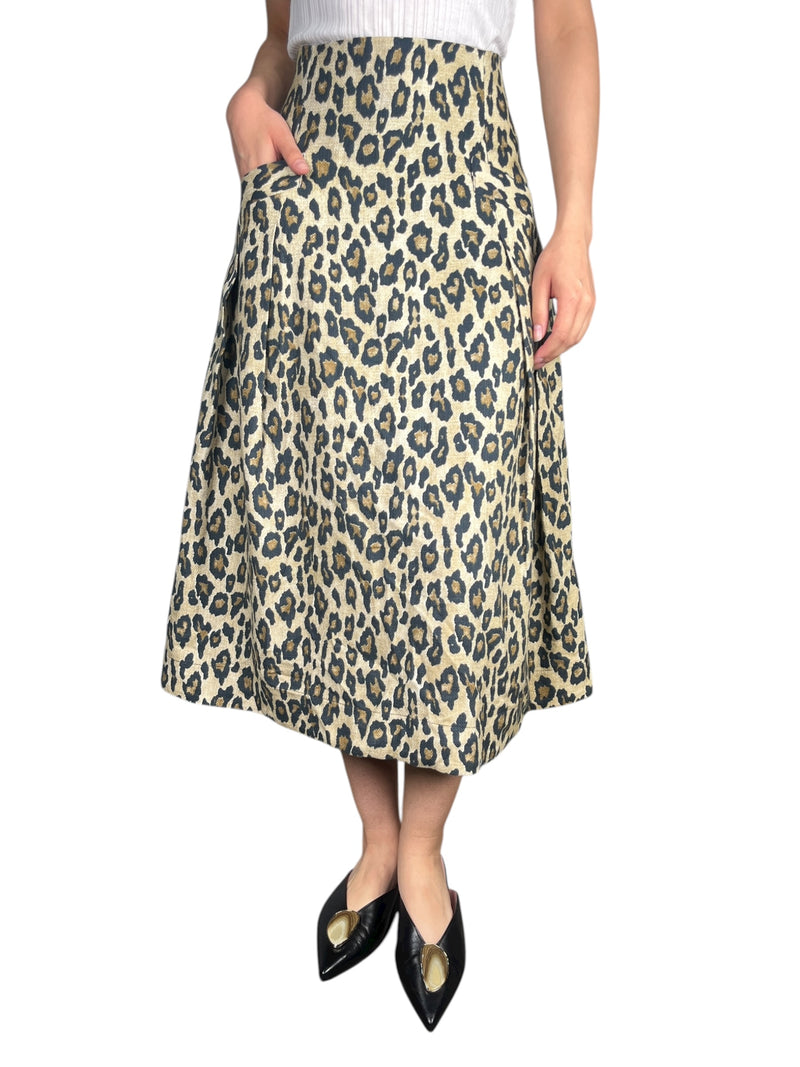 Falda Leopardo