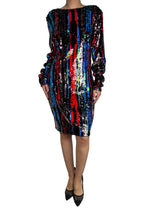 Vestido de Lentejuelas Multicolor
