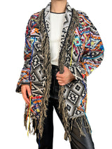 Tapado Jacquard Flecos