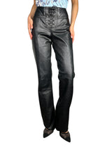 Pantalón Cuero Negro