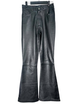 Pantalón Straight Cuero