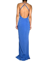 Vestido Azul Nudo