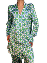 Set Azul Estampado