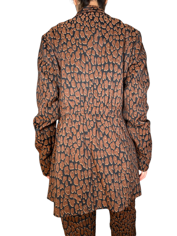 Blazer Leopardo Jacquard