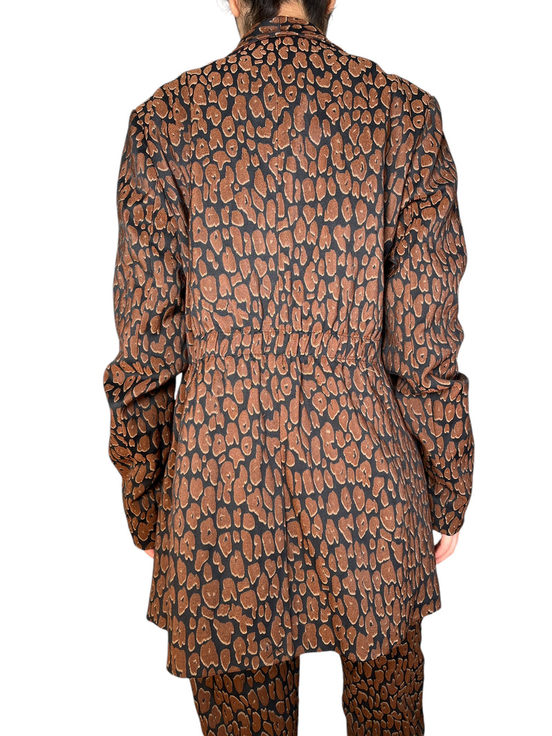 Blazer Leopardo Jacquard