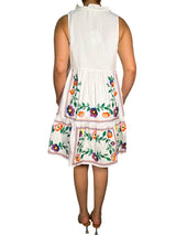 Vestido Flores Bordadas