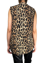 Chaqueta Sin Mangas Animal Print