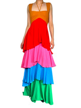 Vestido Multicolor Vuelos