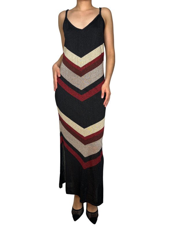 Vestido Fibras Metalizadas