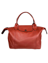 Cartera Le Pliage Cuir Terracota