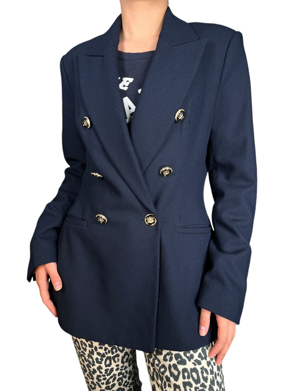 Blazer Botones Con Diseño