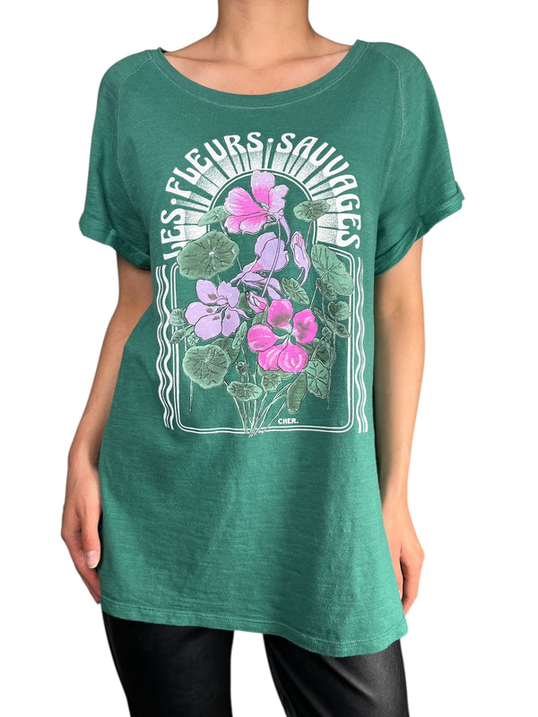 Polera Les Fleurs Sauvages