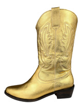 Botas Cowboy Doradas
