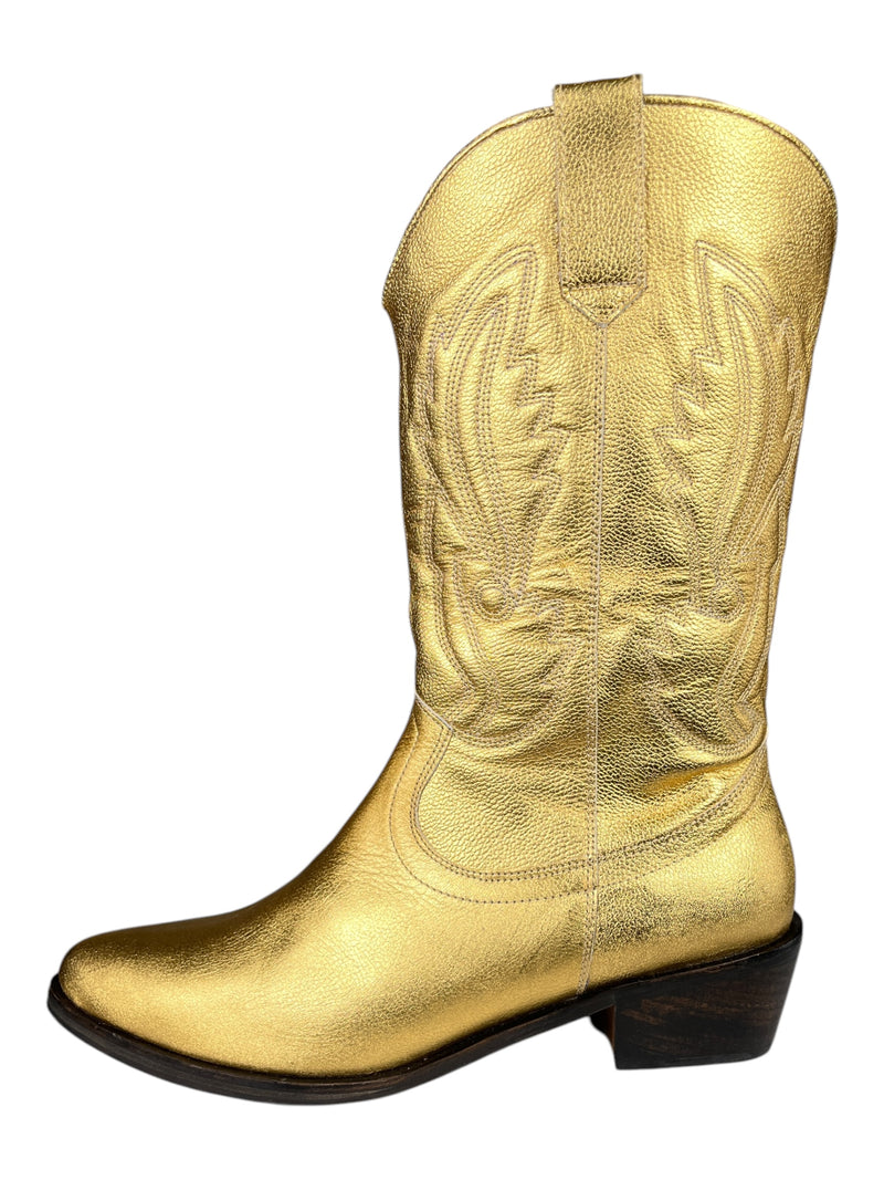 Botas Cowboy Doradas