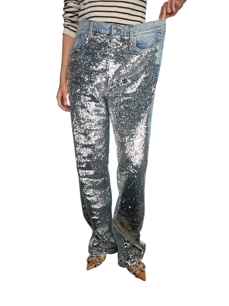 Jeans Sequinned Lentejuelas