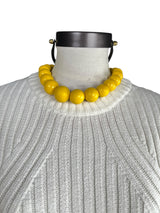 Collar Esferas Amarillas