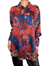 Blusa Flores Viscosa