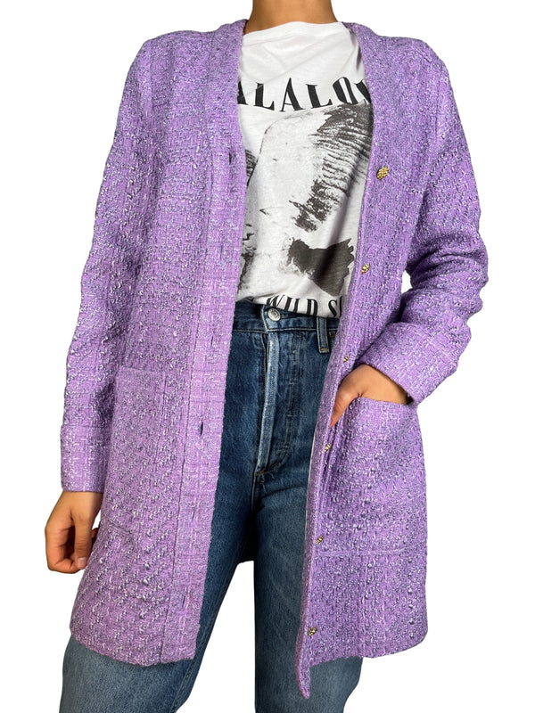 Chaqueta Tweed Lila